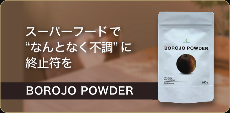 BOROJO POWDER｜スーパーフードで“なんとなく不調”に終止符を